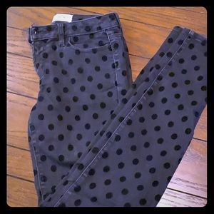 Joe fresh Polka dot jeans